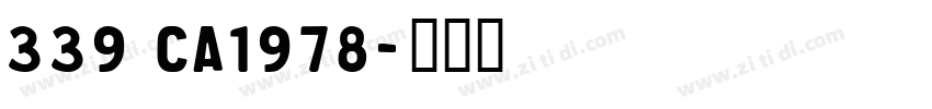 339 CA1978字体转换